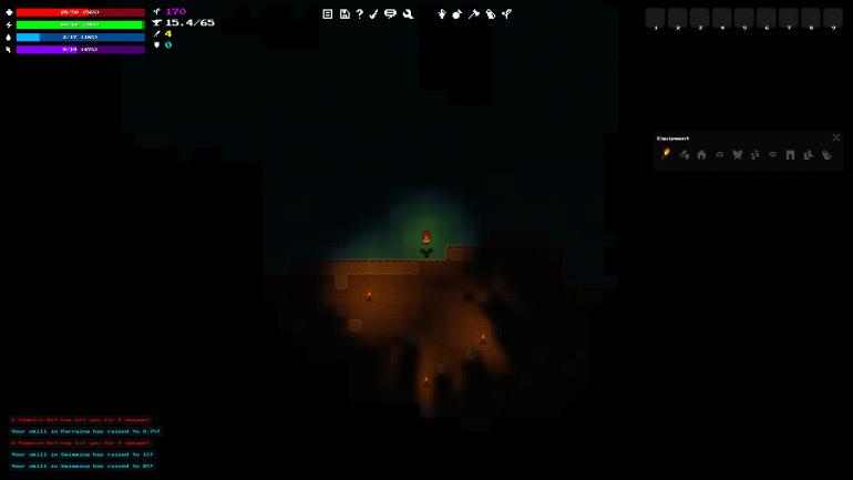 Dithering Preview #5 - Cave Lighting