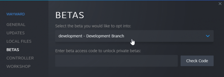 Dev Branch